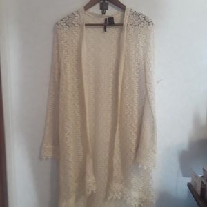 Boho- Stevie Nicks-Lace Duster